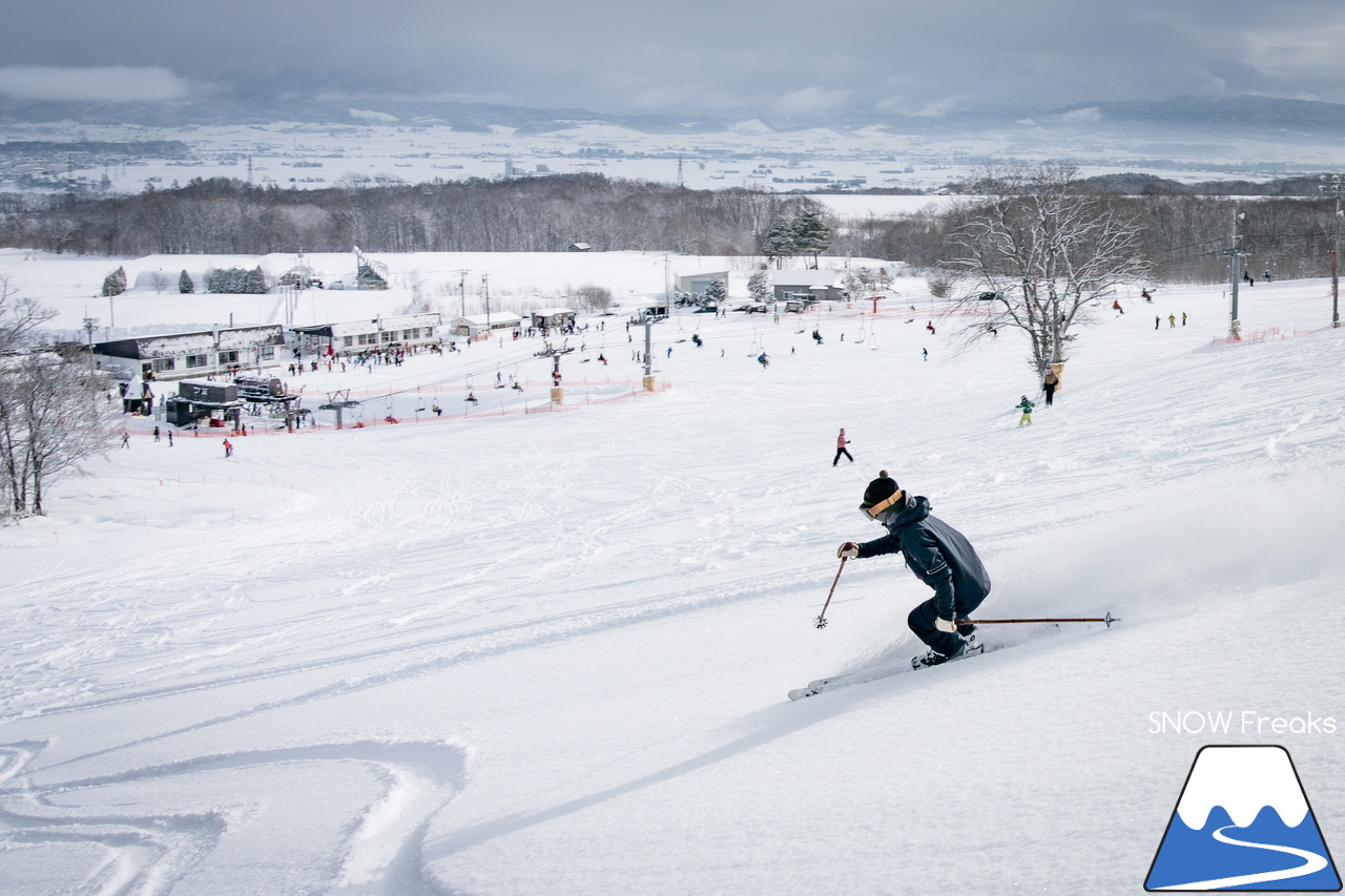北長沼スキー場｜晴天＋粉雪＝最高！素晴らしいコンディションで、2月がスタート(^^)/